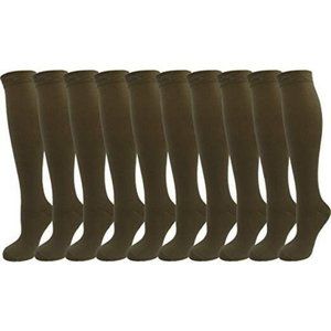 10 Pair Khaki Brown Premium Quality Extra Soft Mod